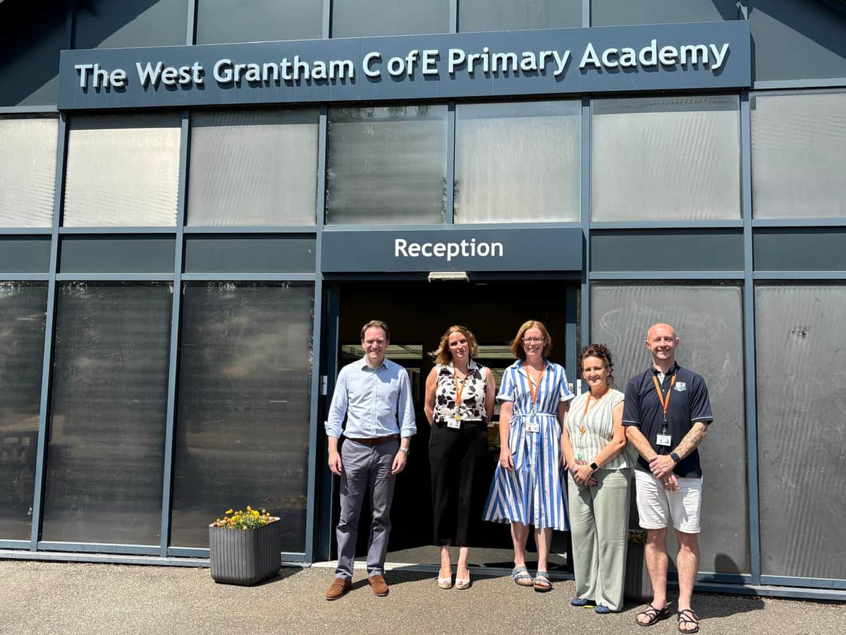 West Grantham Primary Praised After MP Visit — Grantham news photo