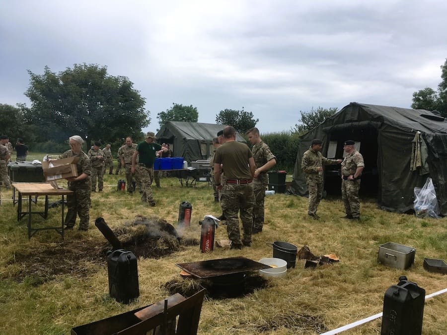 Army on parade to promote Reservist recruitment — Grantham news photo (Grantham Matters)