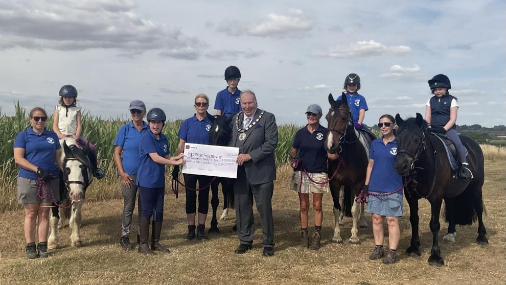 Kesteven Rideability Receives £5,022 Charity Donation — Grantham news photo (Grantham Matters)