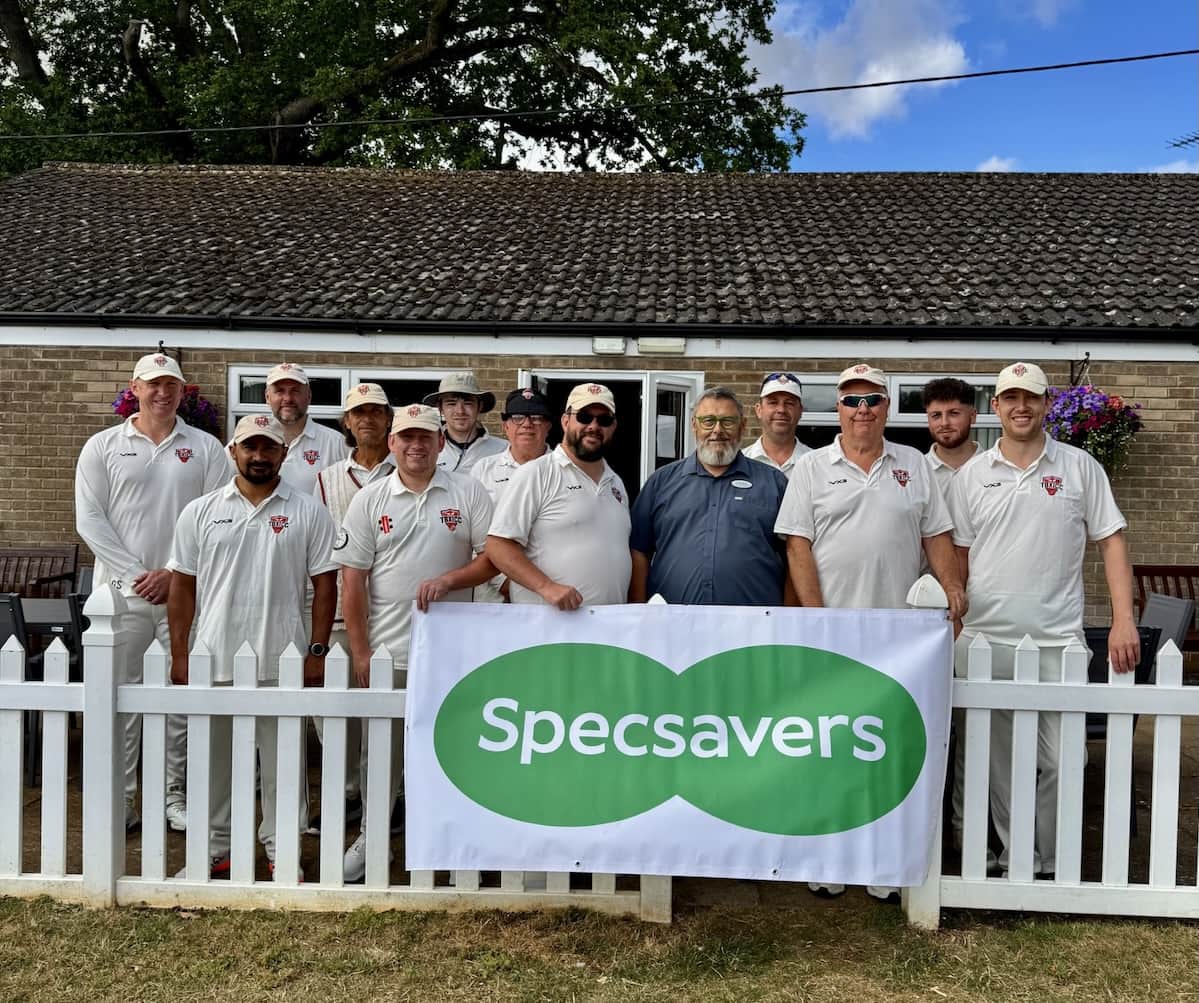 Four Specsavers Stores Sponsor Broken XI Cricket Club — Grantham news photo