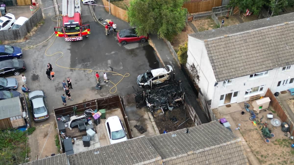 Boy, 14, Arrested After Fire at Grantham's Mallard Court — Grantham news photo