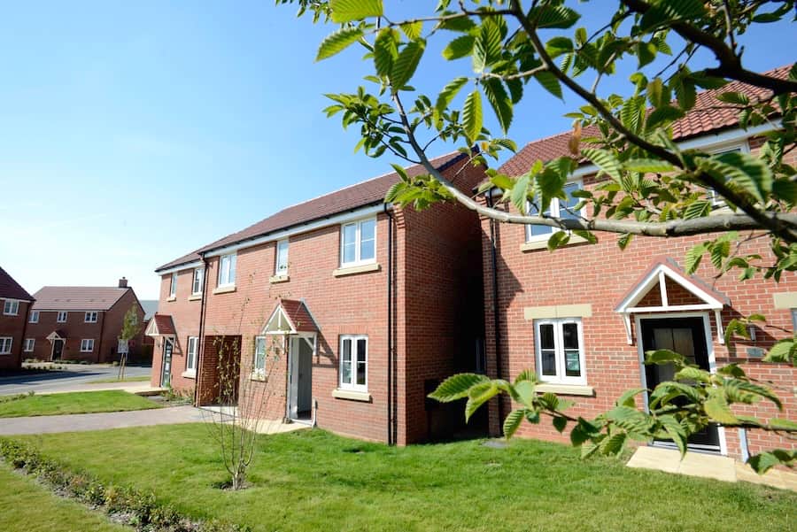 Manthorpe Chase: 84 Affordable Homes Halfway Built in Granth — Grantham news photo