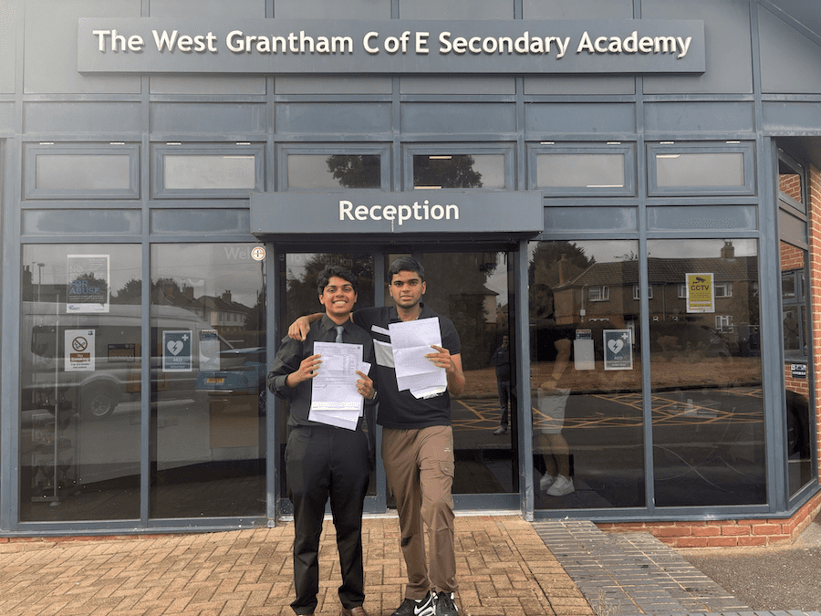 West Grantham Church of England Secondary Academy welcomes GCSE students on results day — Grantham news photo